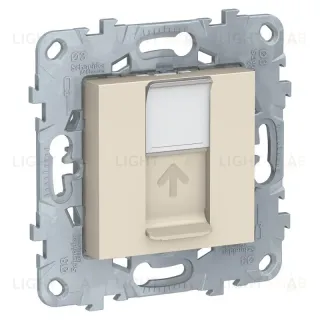 Розетка компьютерная RJ45 Schneider Electric Unica New Cat. 5е UTP NU541144 NU541144