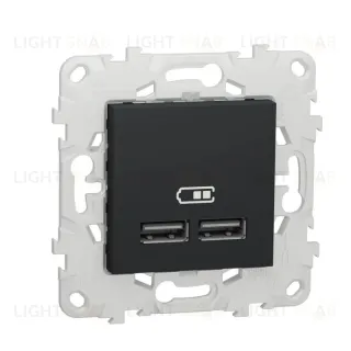 Розетка компьютерная USBx2 Schneider Electric Unica New NU541854 NU541854