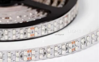 Светодиодная лента Arlight RT 2-5000 24V Yellow 2x2 (3528, 1200 LED, LUX) 008774 008774