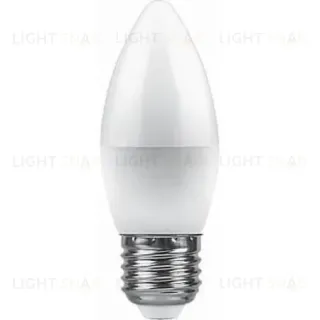 Лампа светодиодная Feron E27 9W 2700K Свеча Матовая LB-570 25936 25936