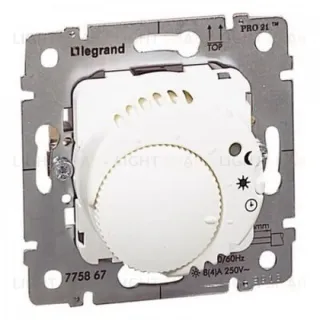 Термостат Legrand Galea Life с подсветкой НЗ контактом белый 775867 775867