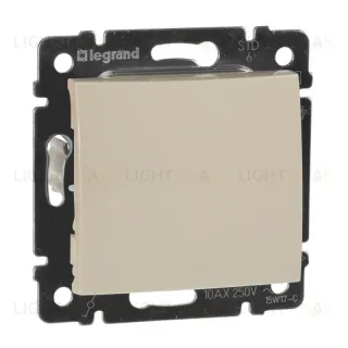 Переключатель одноклавишный проходной Legrand Valena 10A 250V cлоновая кость 774306 774306