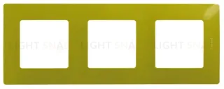Рамка 3-постовая Legrand Etika зеленый папоротник 672543 672543