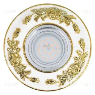 Встраиваемый светильник Fametto Arno DLS-A105 GU5.3 Chrome/White+Gold DLS-A105 GU5.3 Chrome/White+Gold