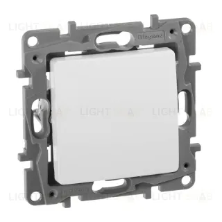 Переключатель одноклавишный Legrand Etika 10A 250V белый 672205 672205
