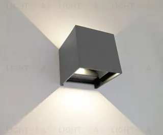 Уличный настенный светодиодный светильник Kink Light Куб 08585,16(3000K) 08585,16(3000K)