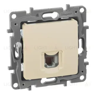 Розетка телефонная RJ11 Legrand Etika слоновая кость 672340 672340