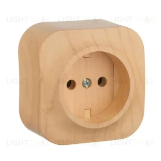 Розетка 2К Legrand Quteo 16A 250V б/з дерево 782270 782270