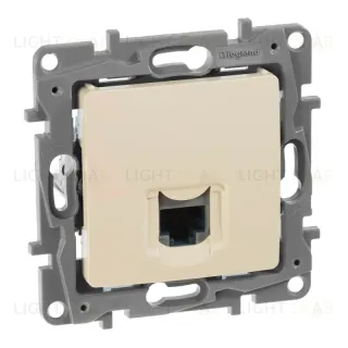 Розетка компьютерная RJ45 Legrand Etika 5 кат UTP слоновая кость 672341 672341