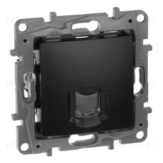 Розетка компьютерная RJ45 Legrand Etika 6 кат UTP антрацит 672653 672653
