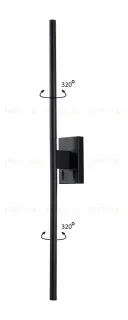 Подсветка для зеркал Crystal Lux Largo AP12W Black Largo AP12W Black
