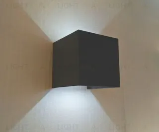 Уличный настенный светодиодный светильник Kink Light Куб 08585,16(4000K) 08585,16(4000K)