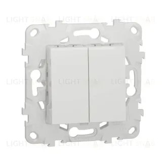 Переключатель двухклавишный перекрестный Schneider Electric Unica New NU521518 NU521518