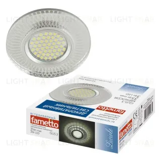 Встраиваемый светильник Fametto Luciole DLS-L152 GU5.3 GLASSY/CLEAR 3D DLS-L152 GU5.3 GLASSY/CLEAR 3D