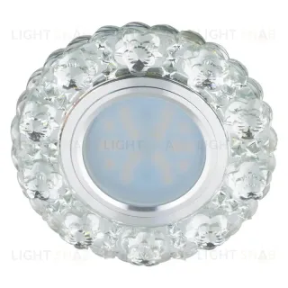 Встраиваемый светильник Fametto Luciole DLS-L129 GU5.3 Chrome/Clear DLS-L129 GU5.3 Chrome/Clear