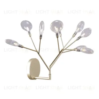 Бра Crystal Lux Evita AP9 Gold/Transparent Evita AP9 Gold/Transparent