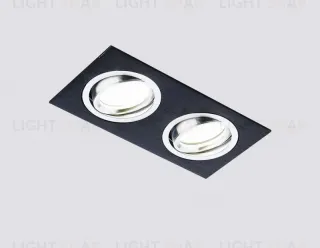 Встраиваемый светильник Ambrella Light Standard Spot A601/2 BK A601/2 BK