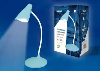Настольная лампа (UL-00004142) Uniel TLD-559 Blue/LED/280Lm/5000K/Dimmer TLD-559 Blue/LED/280Lm/5000K/Dimmer