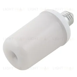 Лампа светодиодная декоративная (UL-00003360) Uniel E27 6W матовая LED-L60-6W/FLAME/E27/FR PLD01WH LED-L60-6W/FLAME/E27/FR PLD01WH