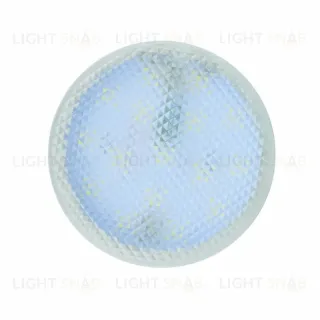 Лампа светодиодная (UL-00006500) Uniel GX53 7W 3000K призма LED-GX53-7W/3000K+3000K/GX53/PR PLB02WH LED-GX53-7W/3000K+3000K/GX53/PR PLB02WH