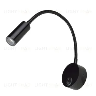 Бра (UL-00004176) Uniel ULT-F21-3W/4000K IP20 Black ULT-F21-3W/4000K IP20 Black