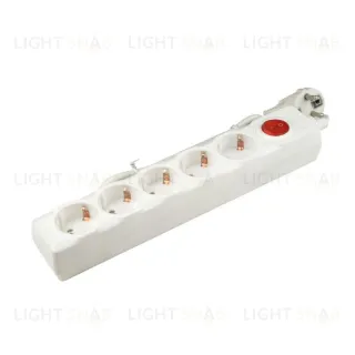 Cетевой фильтр (UL-00001741) Uniel 5гн х 1,5м с/з Universal S-GSU5-1,5 White S-GSU5-1,5 White