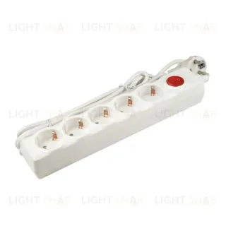 Cетевой фильтр (UL-00001747) Uniel 5гн х 5м с/з Universal S-GSU5-5 White S-GSU5-5 White