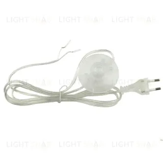 Шнур сетевой с вилкой и выключателем (UL-00004437) Uniel UCX-C21/02A-170 Clear UCX-C21/02A-170 Clear
