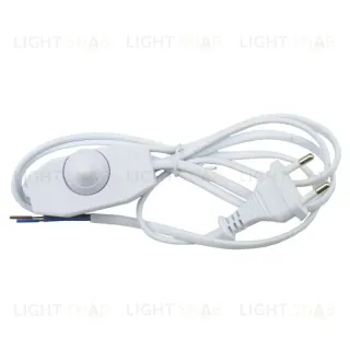 Шнур сетевой с вилкой и выключателем (UL-00004439) Uniel UCX-C30/02A-170 White UCX-C30/02A-170 White