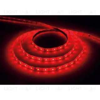 Светодиодная влагозащищенная лента Feron 4,8W/m 60LED/m 2835SMD красный 5M LS604 27676 27676