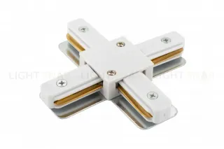Коннектор Х-образный Denkirs DK Track White TR1104-WH TR1104-WH