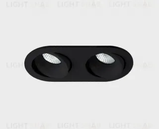Встраиваемый светильник ITALLINE DE 2002 black DE-2002 black