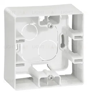 Коробка для накладного монтажа 1-постовая Legrand Etika белая 672510 672510