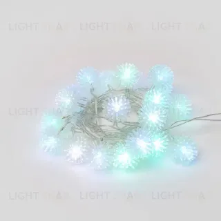Светодиодная гирлянда (07921) Uniel Шарики 220V разноцветный ULD-S0280-020/DTA RGB IP20 BALLS ULD-S0280-020/DTA RGB IP20 BALLS
