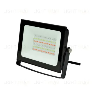 Прожектор светодиодный (UL-00007122) Uniel 30W ULF-F60-30W/RGB IP65 200-240В Black ULF-F60-30W/RGB IP65 200-240В Black