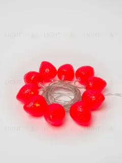 Светодиодная гирлянда Uniel Клубника (UL-00003394) красный ULD-S0400-010/STB/2AA Red IP20 Strawberry ULD-S0400-010/STB/2AA Red IP20 Strawberry
