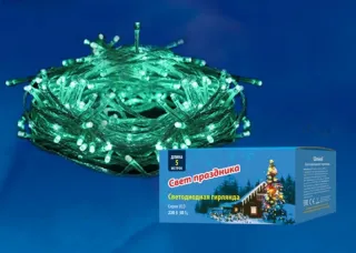 Светодиодная гирлянда  Uniel (UL-00005760) зеленый ULD-S0500-050/DTA Green IP20 ULD-S0500-050/DTA Green IP20