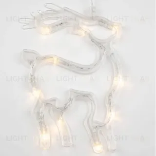 Подвесной светодиодный светильник «Олень» Uniel (UL-00007252) ULD-H1419-010/STA/3AAA Warm White IP20 Deer ULD-H1419-010/STA/3AAA Warm White IP20 Deer