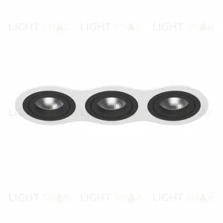 Встраиваемый светильник Lightstar INTERO 16 i636070707 (217636+217607+217607+217607) i636070707