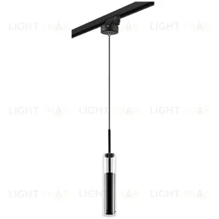 Трековый светильник Lightstar Track 1 black L1T756017 (756017+592007) L1T756017