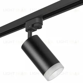 Трековый светильник Lightstar Track 1 black R1T43730 (214437+592057+202430) R1T43730