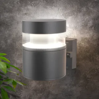 Уличный настенный светодиодный светильник Elektrostandard 1530 Techno Led серый 4690389163296 4690389163296