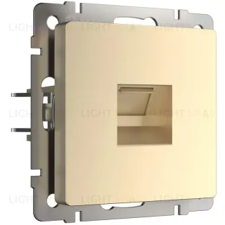 Розетка Werkel Ethernet RJ-45 шампань W1181011 4690389157479 4690389157479