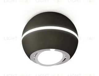 Накладной поворотный светильник с дополнительной подсветкой Ambrella Light Techno XS1102021 (C1102, N7003) XS1102021