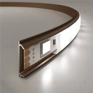 Гибкий алюминиевый профиль для светодиодной ленты Elektrostandard LL-2-ALP012 4690389170522 4690389170522