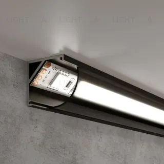 Угловой алюминиевый профиль для светодиодной ленты Elektrostandard LL-2-ALP008 4690389170508 4690389170508