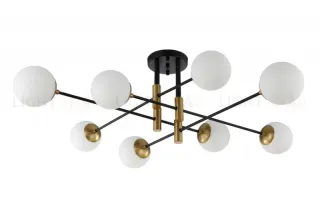 Потолочная люстра Crystal Lux Fidel FIDEL PL8 BLACK FIDEL PL8 BLACK