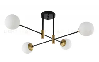 Потолочная люстра Crystal Lux Fidel FIDEL PL4 BLACK FIDEL PL4 BLACK