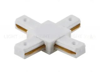 Соединитель X-образный (однофазный) Crystal Lux CLT 0.211 CLT 0.211 04 WH CLT 0.211 04 WH