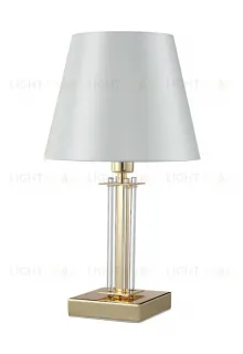 Настольная лампа Crystal Lux Nicolas NICOLAS LG1 GOLD/WHITE NICOLAS LG1 GOLD/WHITE